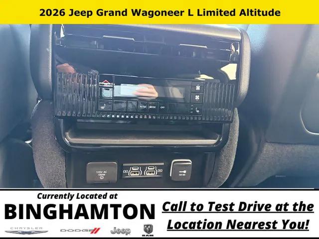2026 Jeep Grand Wagoneer L Limited Altitude 4x4