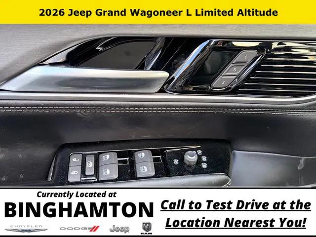 2026 Jeep Grand Wagoneer L Limited Altitude 4x4