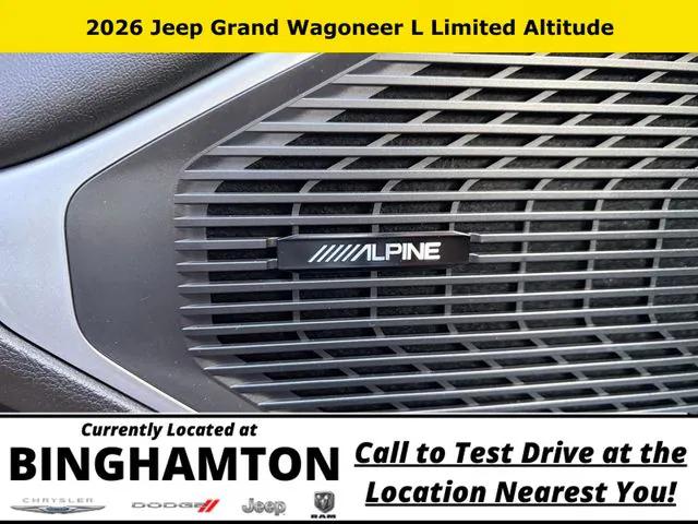 2026 Jeep Grand Wagoneer L Limited Altitude 4x4