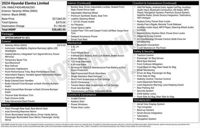 2024 Hyundai Elantra Limited