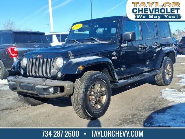 2017 Jeep Wrangler Unlimited 75th Anniversary Edition 4x4 for sale in Taylor, MI