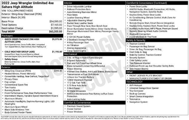 2022 Jeep Wrangler 4xe Unlimited High Altitude 4x4