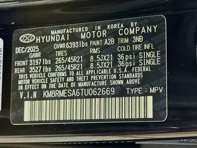 2026 Hyundai Palisade Hybrid Calligraphy