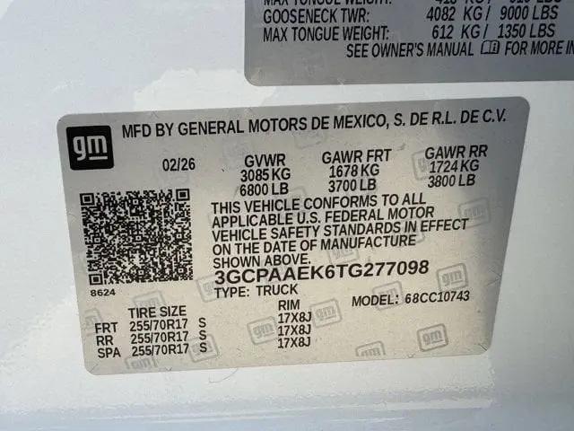 2026 Chevrolet Silverado 1500 2WD Crew Cab Standard Bed WT