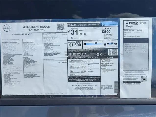 2026 Nissan Rogue Platinum