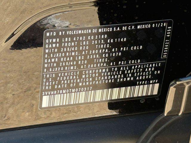 2026 Volkswagen Tiguan SE R-Line Black