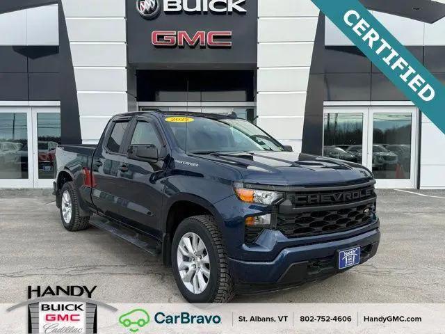 2022 Chevrolet Silverado 1500 4WD Double Cab Standard Bed Custom for sale in Saint Albans, VT