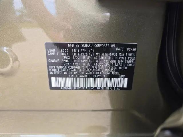 2026 Subaru Ascent Onyx Edition Touring 7-Passenger
