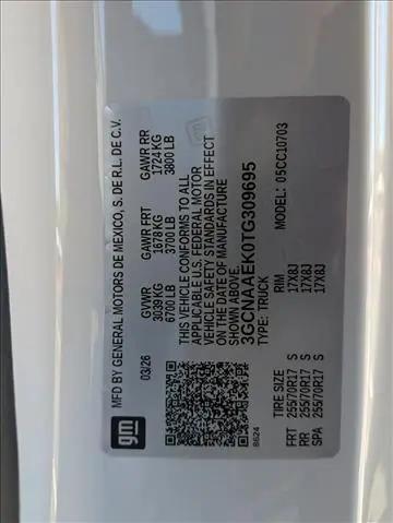 2026 Chevrolet Silverado 1500 2WD Regular Cab Standard Bed WT
