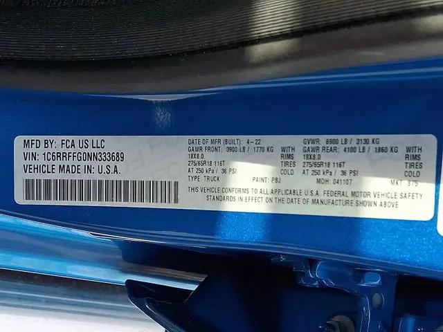 2022 Ram 1500 Big Horn Crew Cab 4x4 5'7" Box