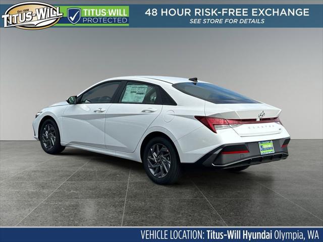 2026 Hyundai Elantra Hybrid Blue