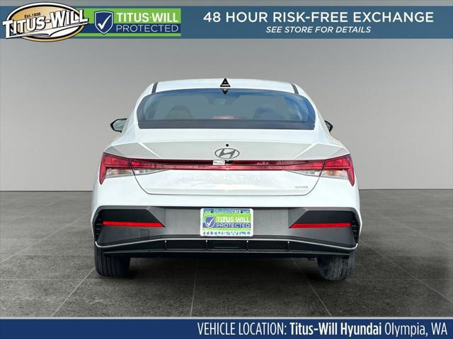 2026 Hyundai Elantra Hybrid Blue