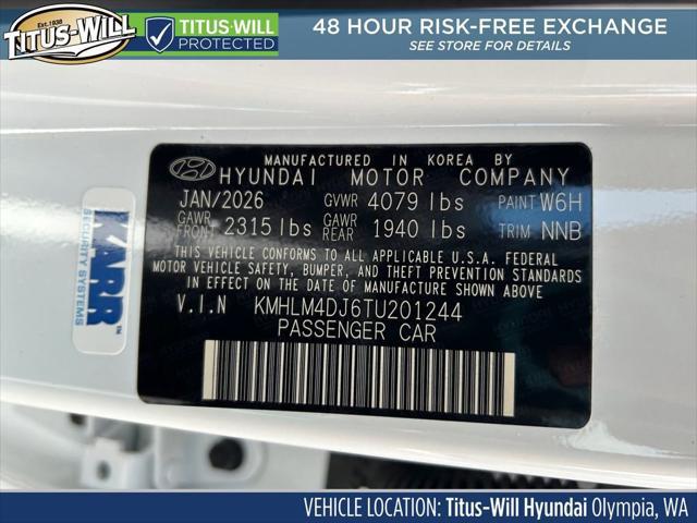 2026 Hyundai Elantra Hybrid Blue