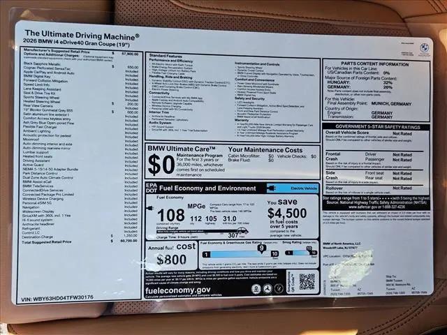 2026 BMW i4 eDrive40
