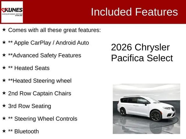 2026 Chrysler Pacifica Select AWD
