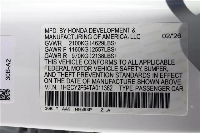 2026 Honda Accord Sedan Sport