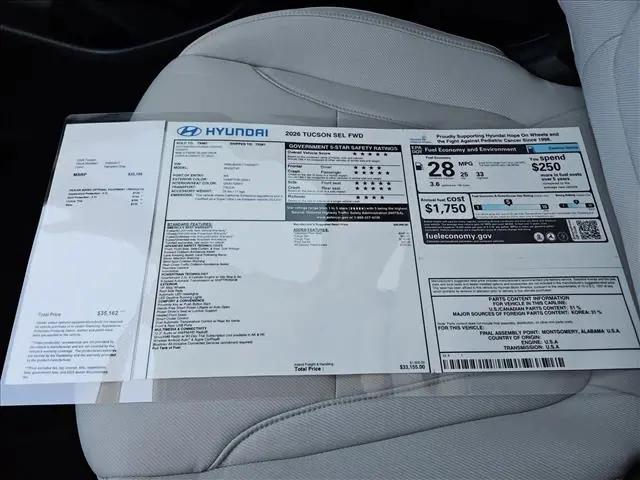 2026 Hyundai Tucson SEL