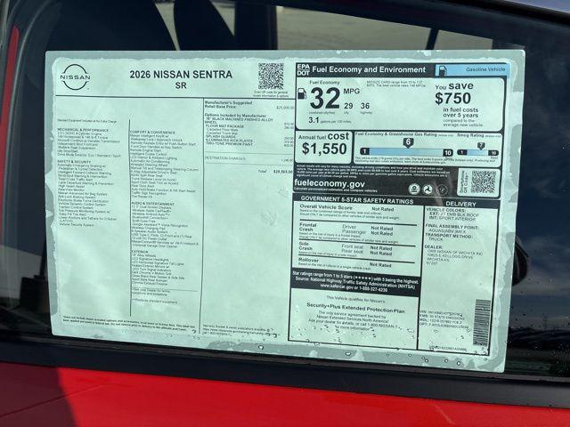 2026 Nissan Sentra SR