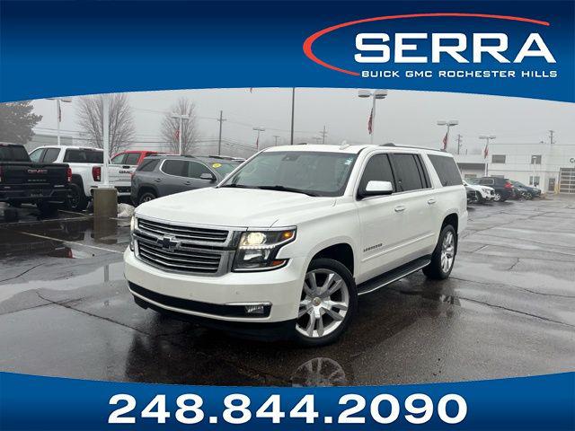 White (Iridescent Pearl Tricoat) 2017 Chevrolet Suburban 1500 Premier 4WD SUV / Crossover Four-Wheel Drive Automatic