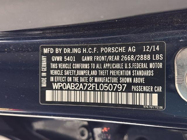 2015 Porsche Panamera S