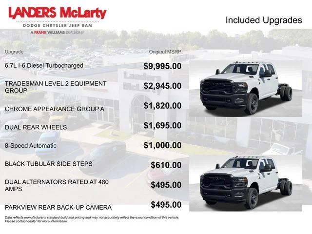 2026 RAM Ram 3500 Chassis Cab RAM 3500 TRADESMAN CREW CAB CHASSIS 4X4 60 CA