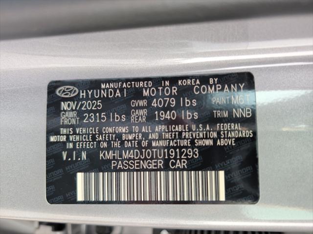 2026 Hyundai Elantra Hybrid Blue