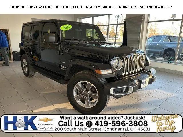 2021 Jeep Wrangler Unlimited Sahara for sale in Continental, OH