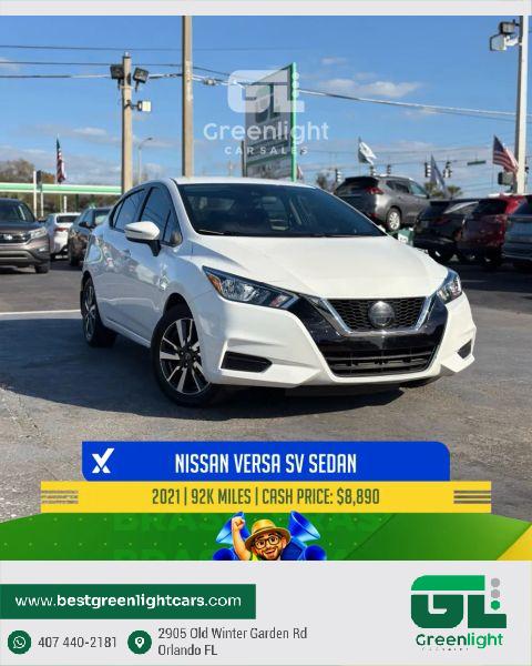 2021 Nissan Versa SV Xtronic CVT