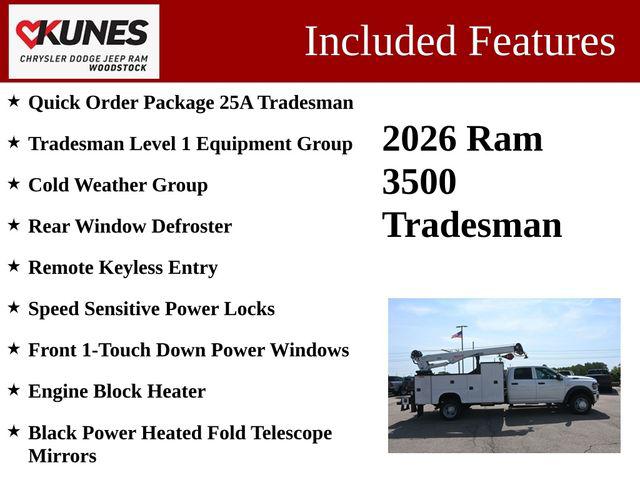 2026 RAM 3500 Chassis RAM 3500 TRADESMAN CHASSIS REGULAR CAB 4X4 60 CA 2026 RAM 3500 Chassis RAM 3500 TRADESMAN CHASSIS REGULAR CAB 4X4 60 CA
