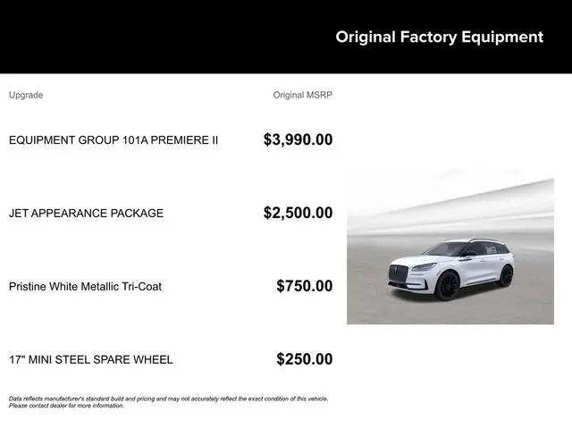 2026 Lincoln Corsair Premiere