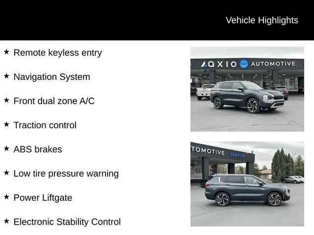 2025 Mitsubishi Outlander SE Ralliart