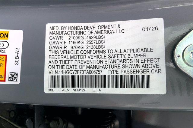 2026 Honda Accord Sedan Sport-L