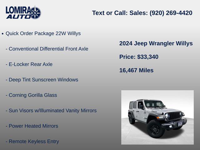 2024 Jeep Wrangler 4-Door Willys