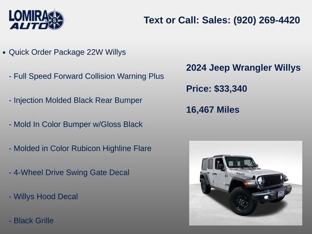 2024 Jeep Wrangler 4-Door Willys