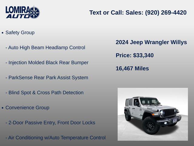 2024 Jeep Wrangler 4-Door Willys