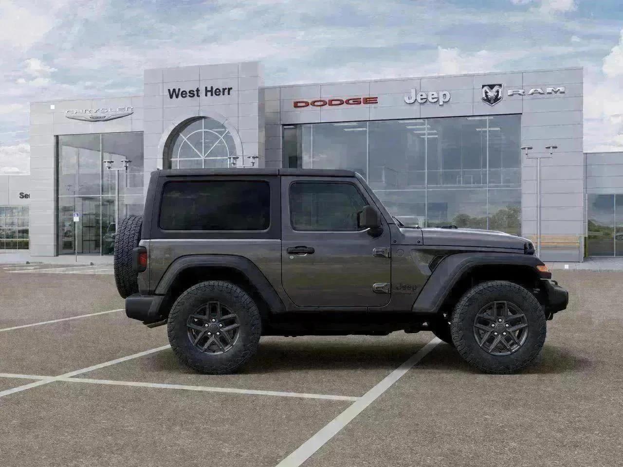 New 2026 Granite Crystal Metallic Clear-Coat Exterior Paint Jeep Sport S image 47