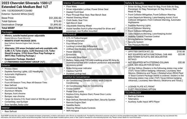 2023 Chevrolet Silverado 1500 4WD Double Cab Standard Bed LT