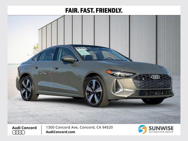 Chronos Gray Metallic 2025 Audi A5 quattro Premium Plus Sedan Sedan All-Wheel Drive Automatic