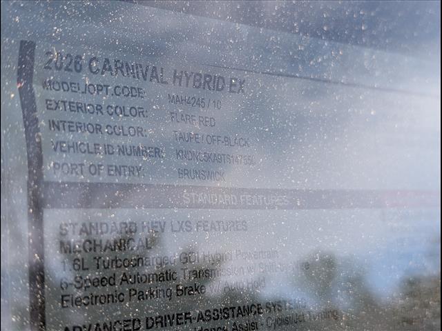 2026 Kia Carnival MPV EX