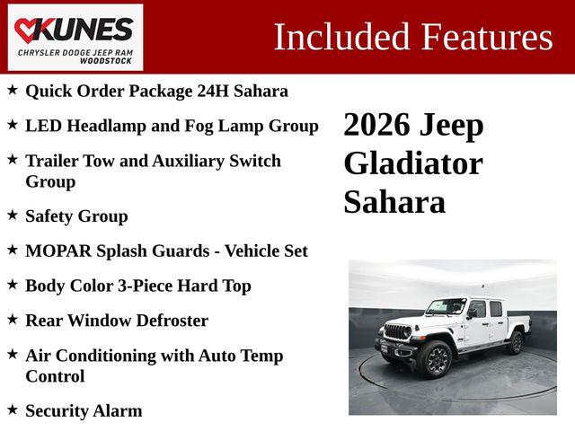 2026 Jeep Gladiator GLADIATOR SAHARA 4X4