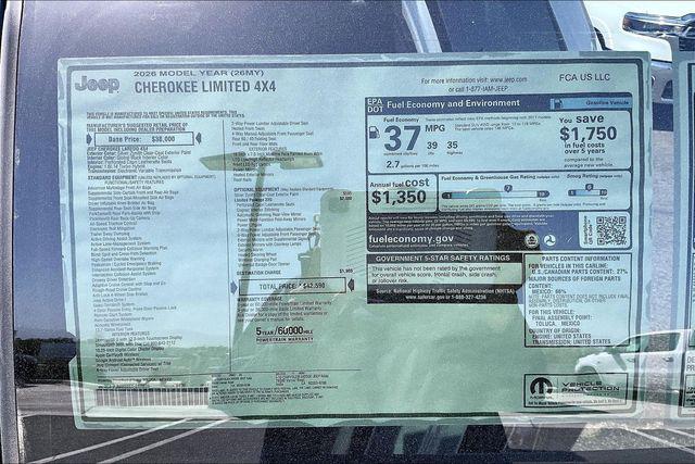 2026 Jeep Cherokee Limited