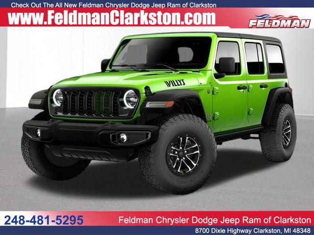 2026 Jeep Wrangler 4-Door Willys 4x4 for sale in Clarkston, MI