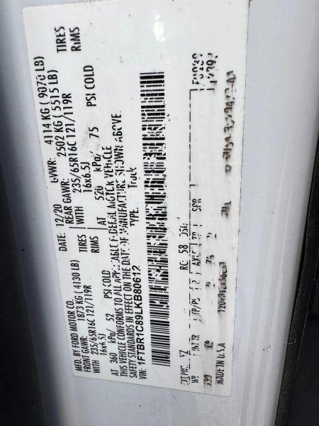 2020 Ford Transit Cargo Van Medium Roof w/RWB
