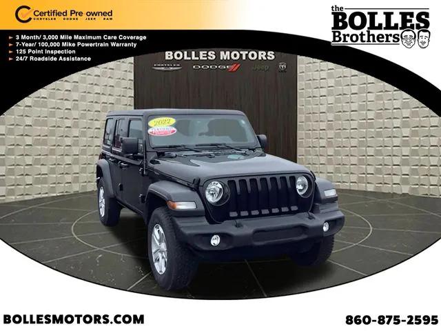 2022 Jeep Wrangler Unlimited Sport S 4x4 for sale in Ellington, CT