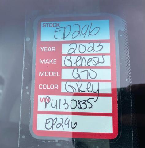 2023 Genesis G70 2.0T AWD