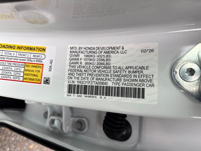 2026 Honda Accord Sedan LX