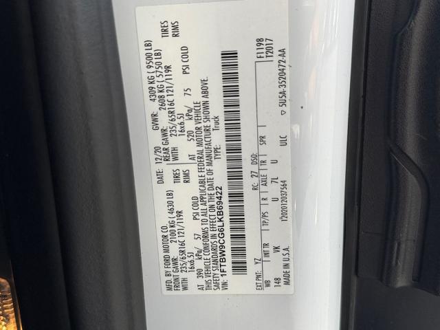 2020 Ford Transit Cargo Van Base