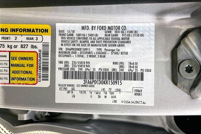 Used 2019 Ford Fusion For Sale in Millington, TN