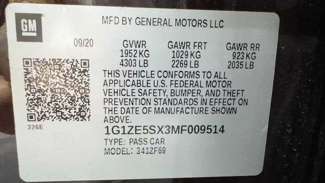 2021 Chevrolet Malibu FWD Premier
