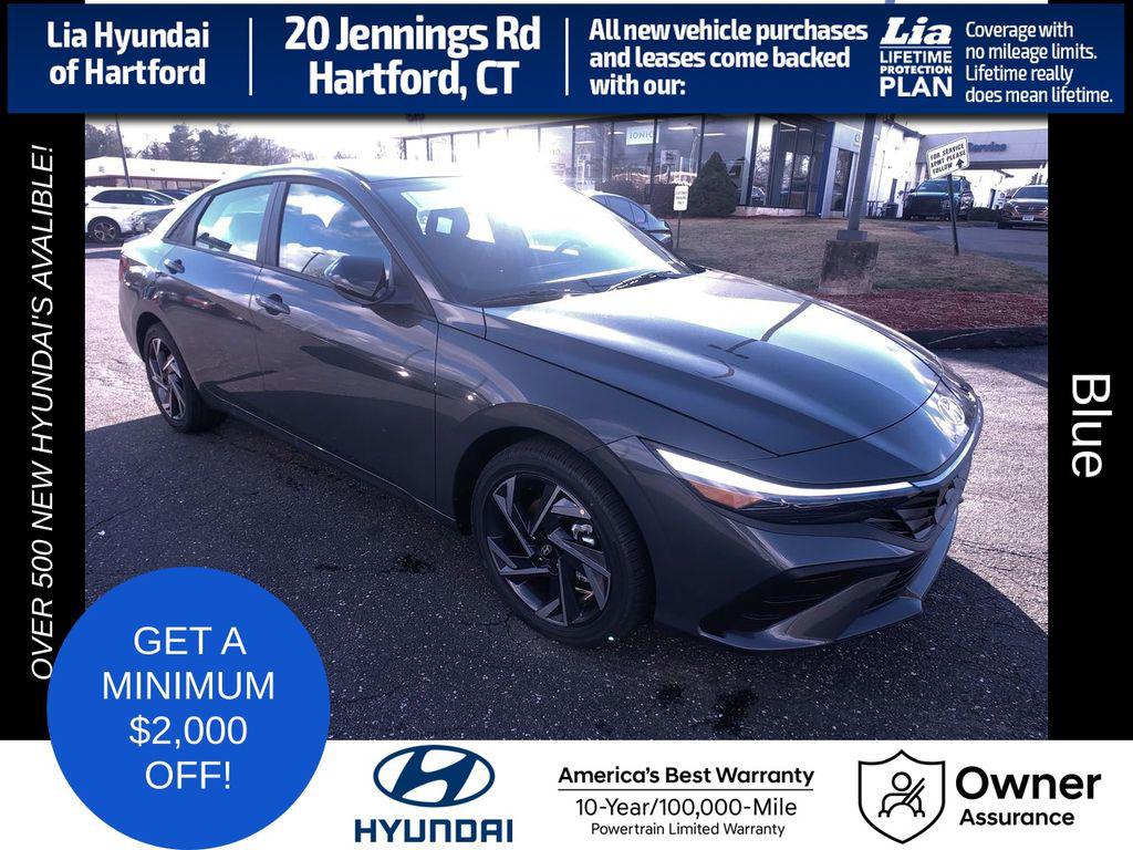 2026 Hyundai Elantra Hybrid Blue